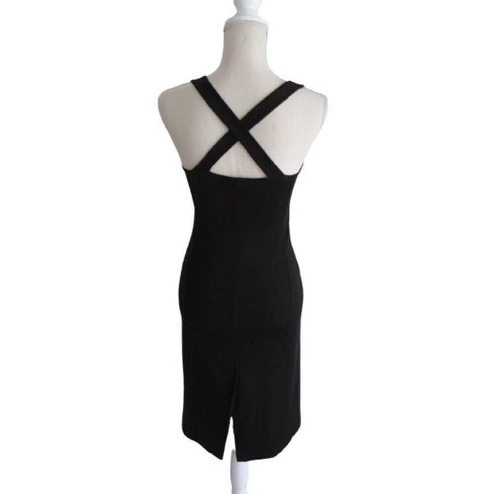 Form Fitting Knit Cross Back Dress by Banana Republic - Picture 6 of 13